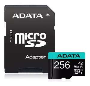 Mercado Libre: Tarjeta de memoria Adata AUSDX256GUI3V30SA2-RA1 Premier Pro con adaptador SD 256GB
