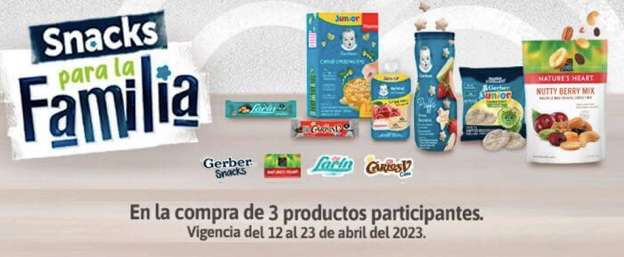 Chedraui: Envío Gratis en compra de 3 “snacks” Nestle.