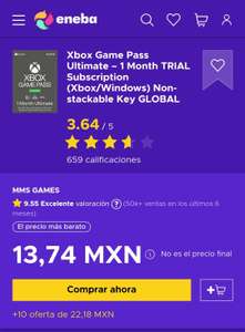 Eneba: Xbox game pass ultimate