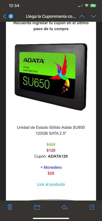 Digitalife: SSD 120gb $120