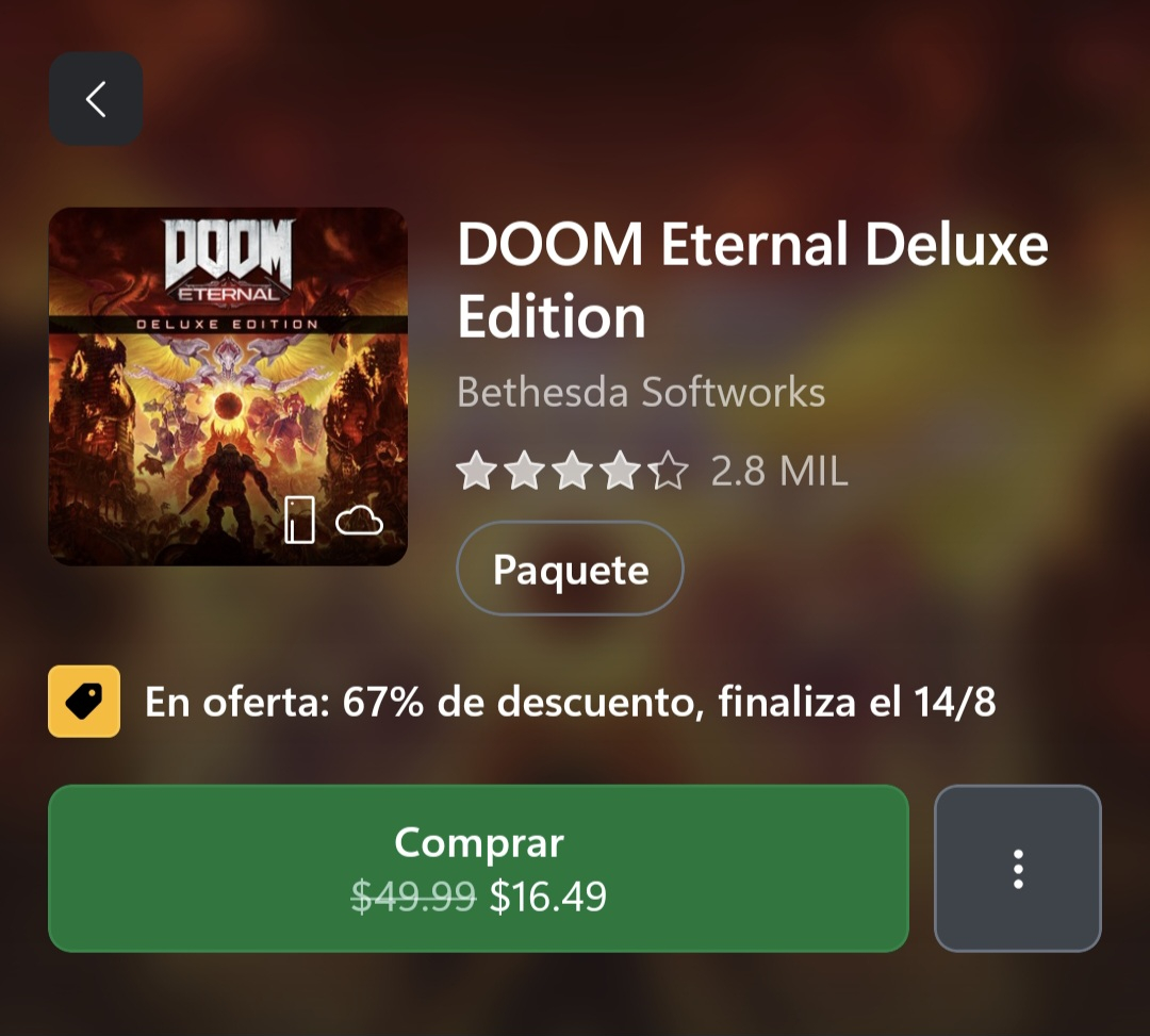 Xbox Store MX: DOOM Eternal Deluxe Edition