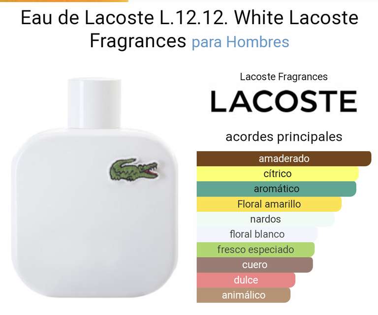 Amazon: Lacoste - L.12.12 Blanc 175 mL