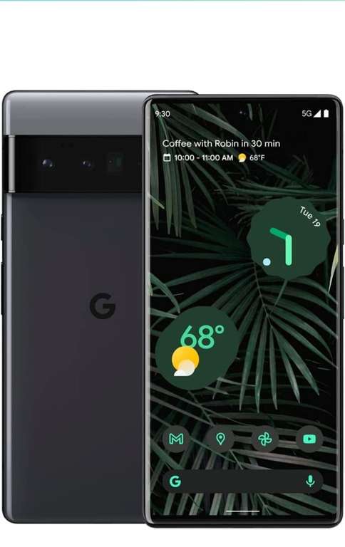 Amazon Estádos Unidos: Google Pixel 6 Pro - 256GB - Negro tormentoso (renovado)