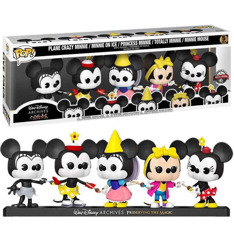 Amazon: Funko pop: Minnie mouse 5 pack, Amazon exclusive
