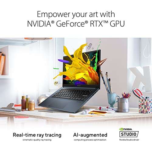 Amazon: Laptop gamer Asus VivoBook Pro 14 OLED Ryzen 7 6800H, RTX 3050