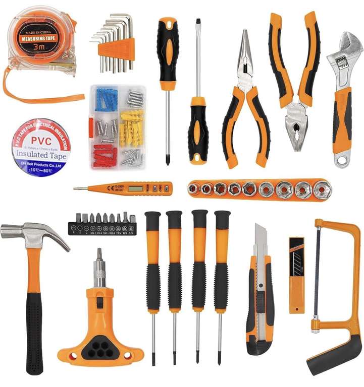 Amazon: kit de herramientas manuales 100 en 1