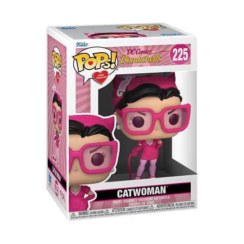 Amazon: Funko Pop! Héroes: Concientización sobre el cáncer de mama - Bombshell Catwoman