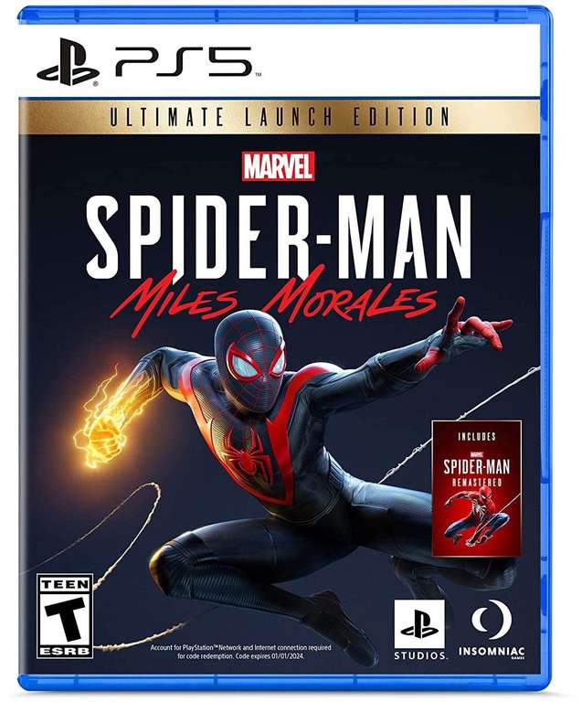 Liverpool: Marvels SpiderMan Miles Morales Edición Ultimate para PlayStation 5 Juego Físico