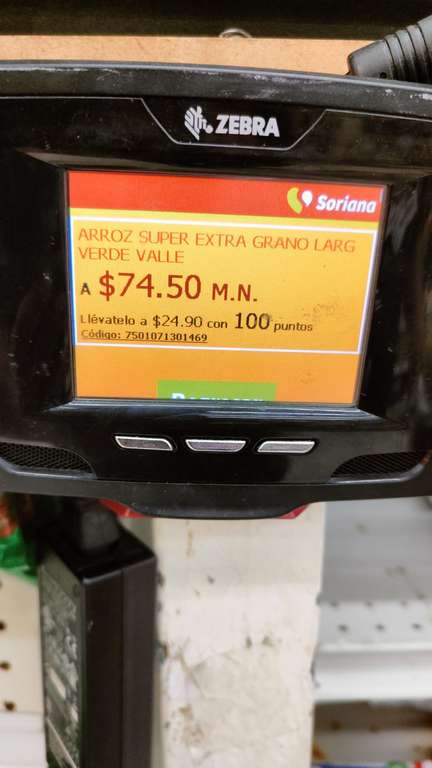 Soriana Mazatlán: todo el arroz para sushi y normal 2kg a $24.90 con 100 puntos