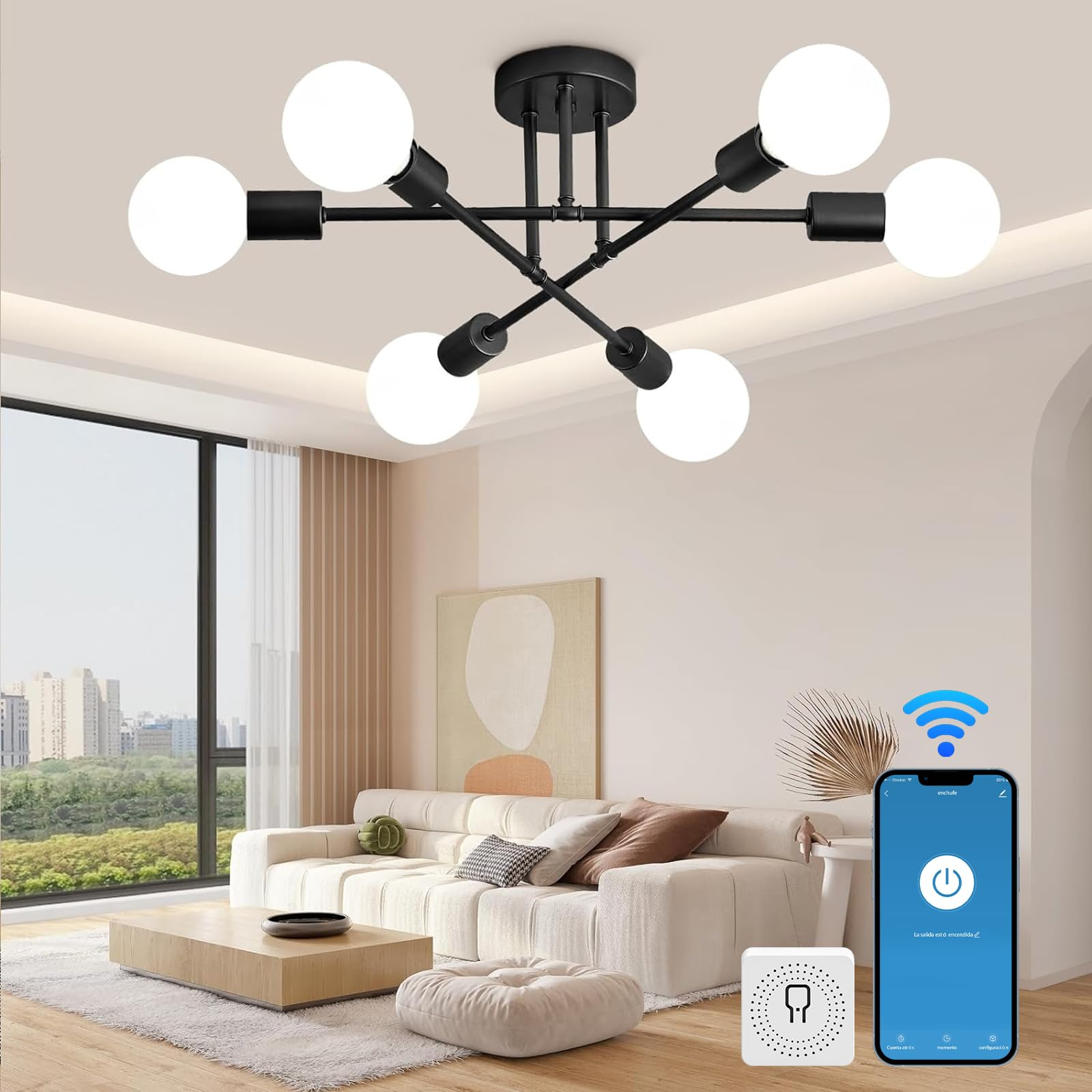 Amazon: Lampara con wifi