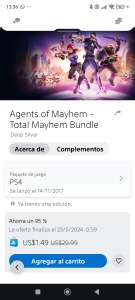 PlayStation store: Agents tlof Mayhem