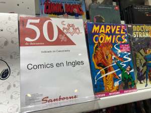 Sanborns: Hasta 50% OFF en cómics en Inglés