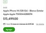 Bodega Aurrera: Apple iPhone 14 (128 Gb) - Blanco Estelar