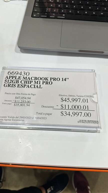 Costco: Apple MacBook Pro 14 y 16