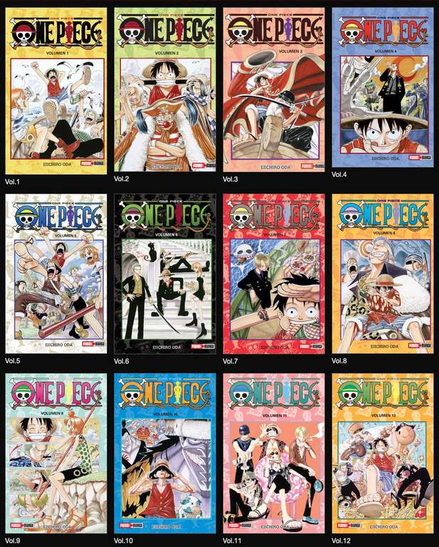 Manga de One Piece Volúmenes 1 al 12 GRATIS (en español)