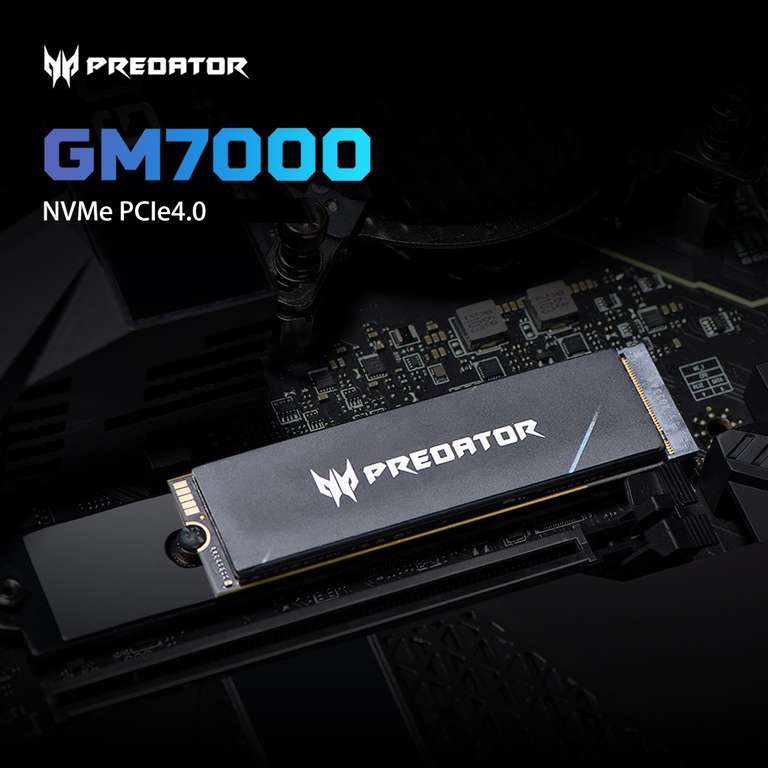 Cyberpuerta: SSD Acer Predator GM-7000 2TB, PCI Express 4.0, M.2 7400 MB/s
