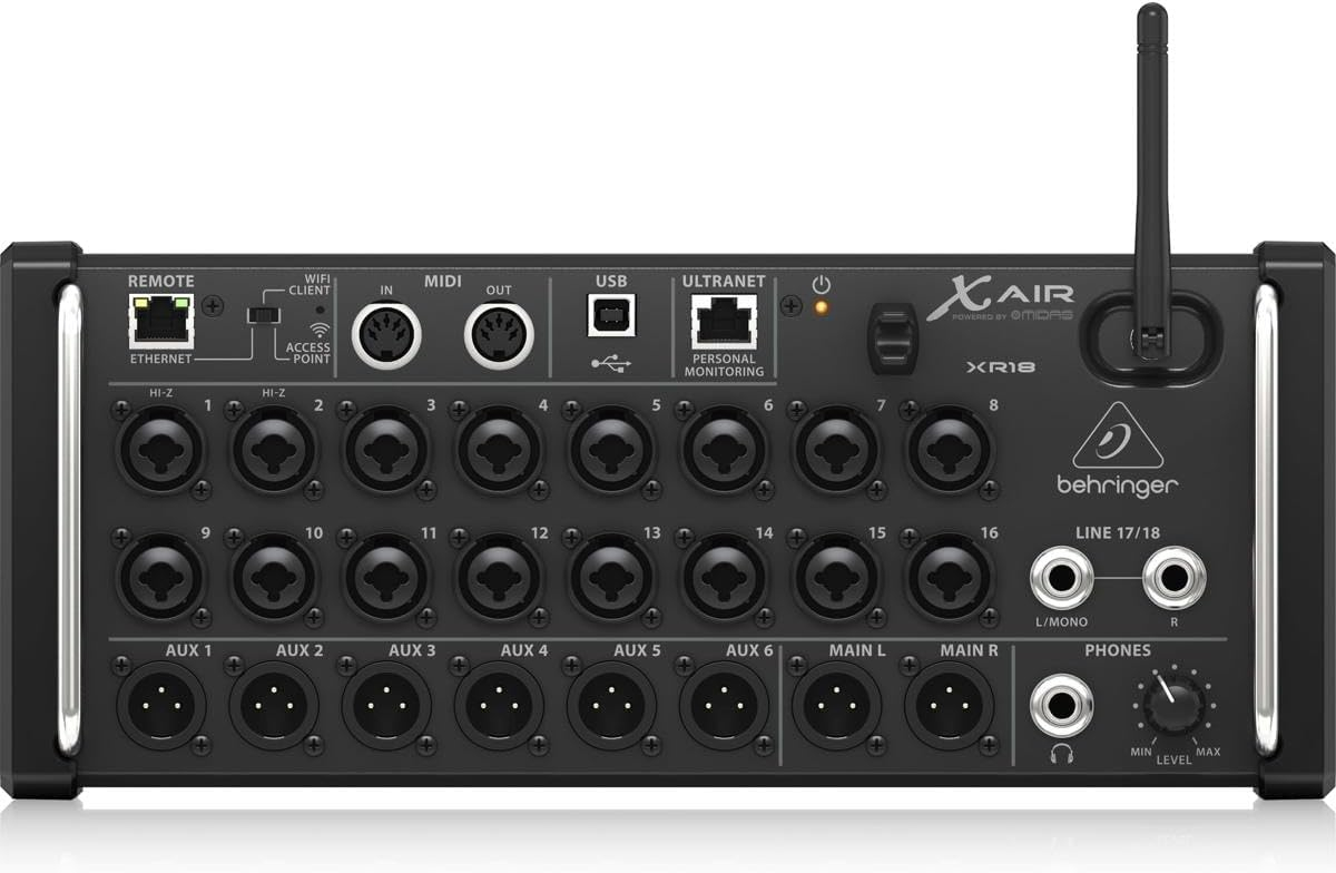 Amazon: Mezcladora digital Behringer XR18