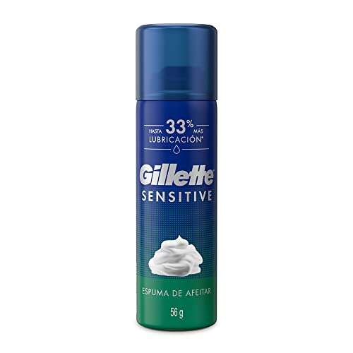 Amazon: Gillette Sensitive Espuma De Afeitar 56 g