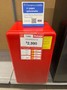 Walmart: Frigobar Atvio Rojo 3.3 P - Vía Alta León