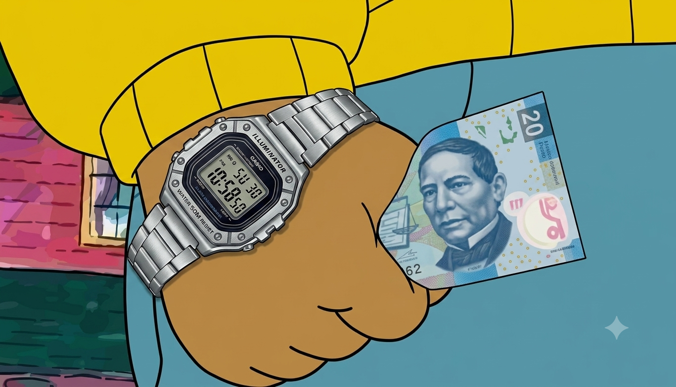 Sears: Reloj Casio para Hombre Modelo Elo W218Hd1Avcf, correa de metal