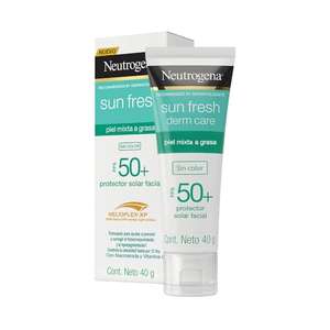 Amazon: Neutrogena Sun fresh Protector Solar Facial sin color FPS50+