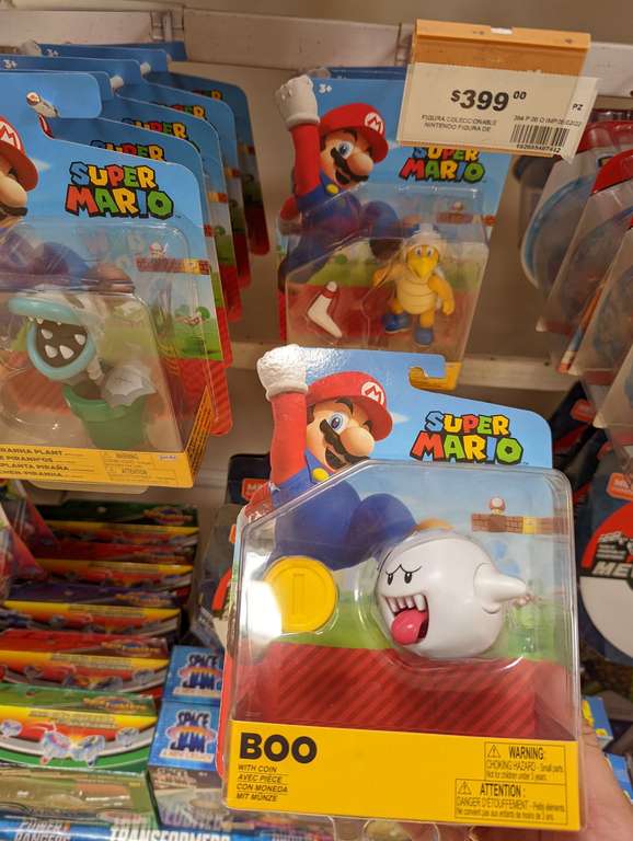 Soriana Figuras Mario Bros y todos los juguetes importados 50%