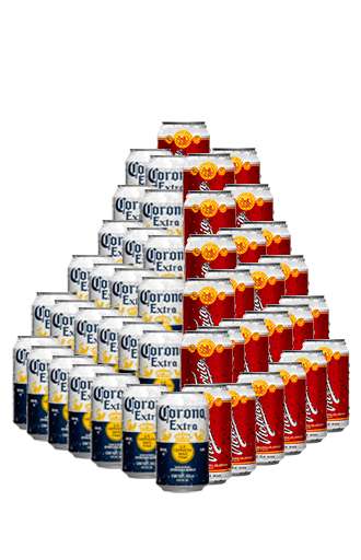 Beerhouse: 48 latas de Corona y Victoria a 10 c/u
