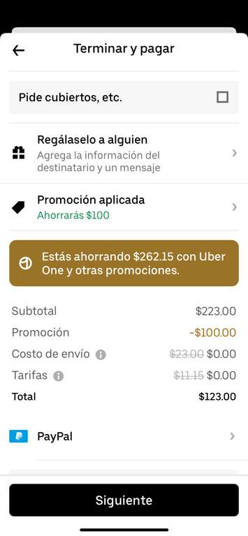 UBER EATS: VIPS Enchiladas suizas | Uber One