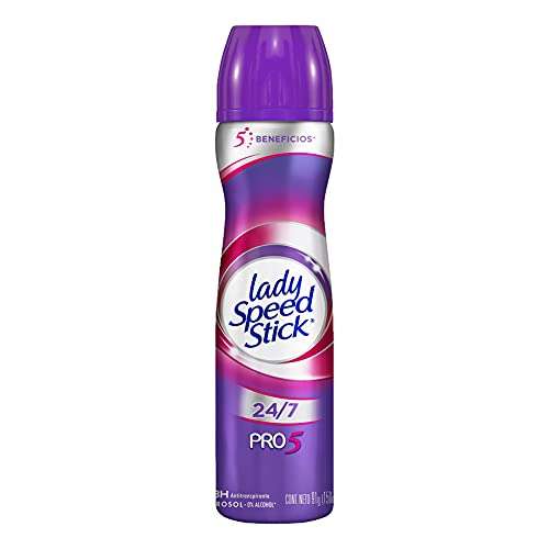 Amazon: Lady Speed Stick 24/7 Antitranspirante en Aerosol para mujer Pro5