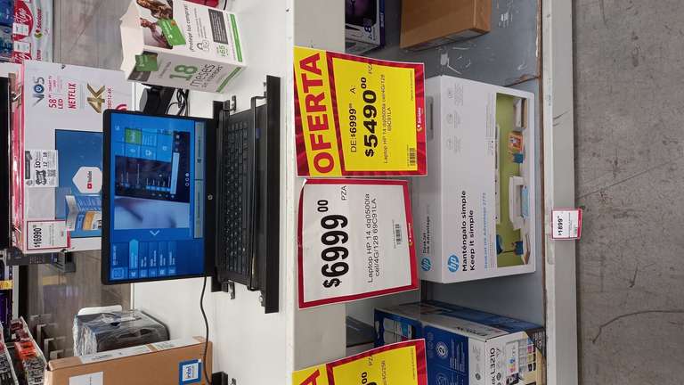 Laptops en oferta Soriana Texcoco Centro Desde $2490