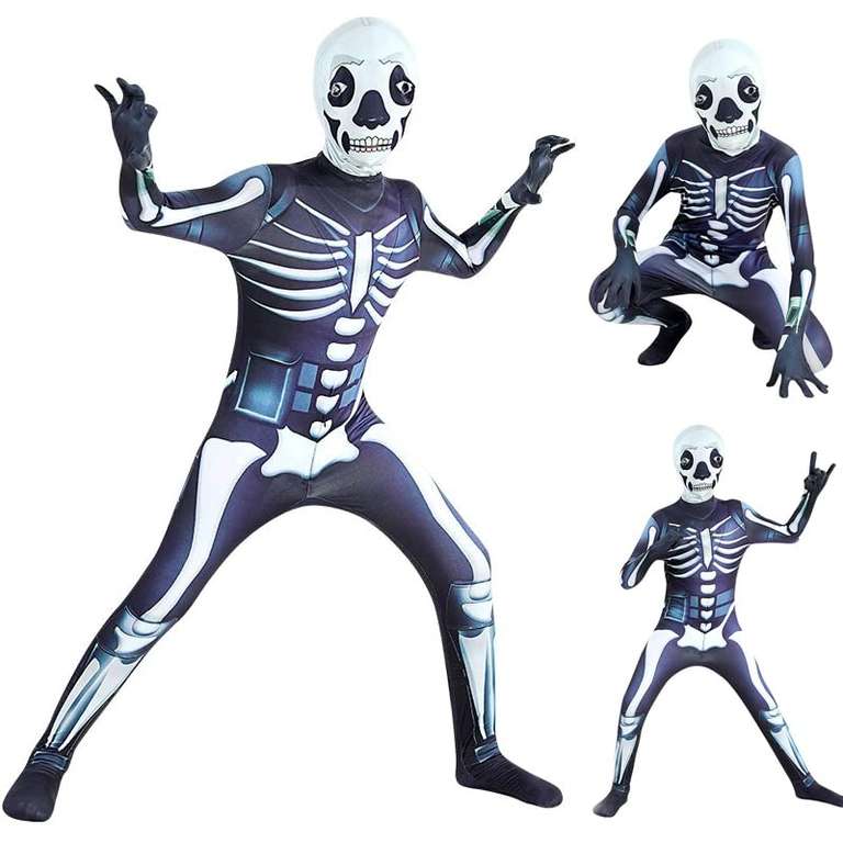 Amazon, Disfraz esqueleto en 3 tallas con cupon de descuento!!!