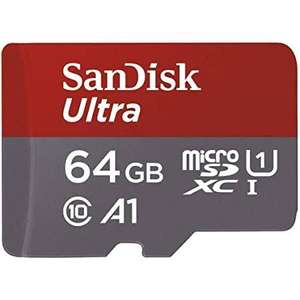 Amazon: Tarjeta de memoria, SanDisk Ultra 64GB
