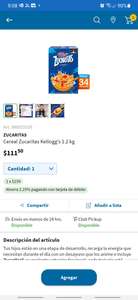 Sam's Club: Cereal Zucaritas Kellogg's 1.2 kg 2 cajas por $159 quedando en $79.5 C/u