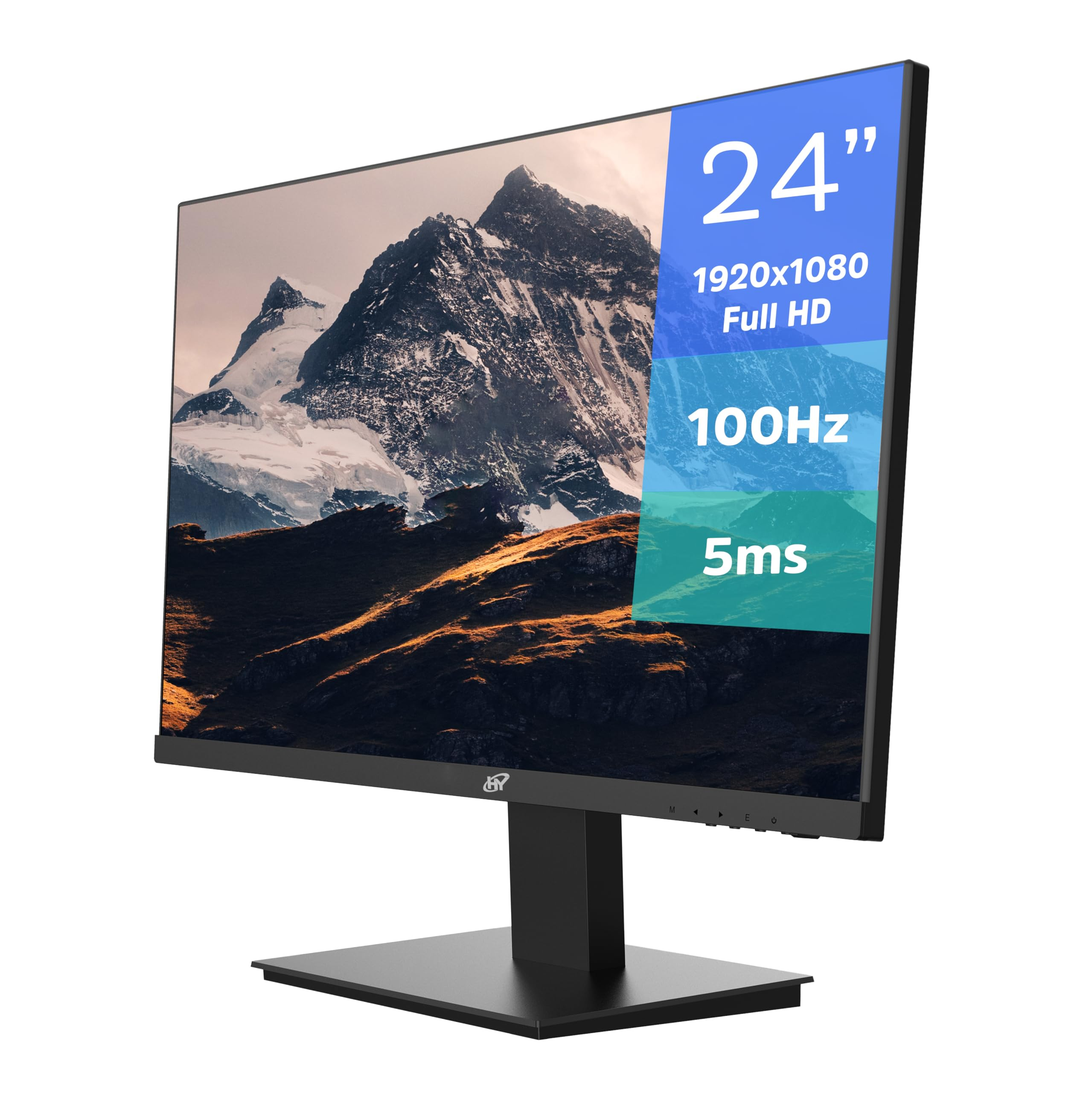 Amazon: HYUNDAI Monitor HyView 24" Full HD 1920x1080, Panel IPS, 100Hz, 5ms GTG, Diseño Moderno, para Oficina, Gaming