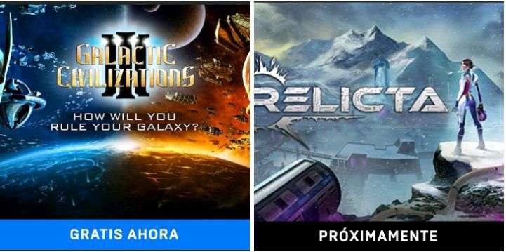 Epic Games Store: Galactic Civilizations III Gratis hasta el 20 de enero | Próximo juego Relicta(del 20 al 27 enero)