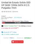 Digitalife: SSD HP 120gb Unidad de estado sólido Sata lll (Oferta relámpago)