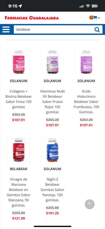 Vitaminas Bela bear gomitas en Farmacias Guadalajara (tienda y línea)