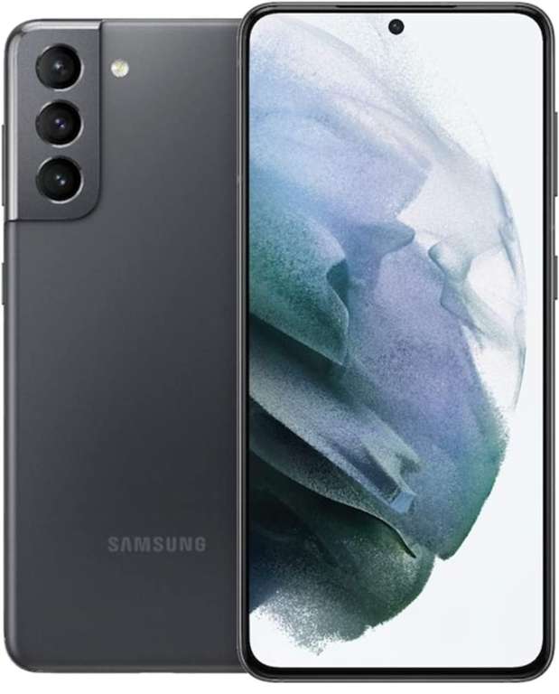 Amazon: Samsung Galaxy S21 5G, versión ESTADOUNIDENSE SNAPDRAGON 888 5G, 128 GB, Phantom Gray - desbloqueado (renovado)