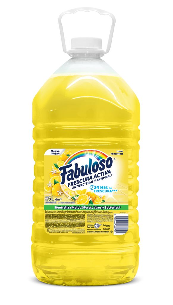 Amazon: Fabuloso Limpiador Multiusos Líquido Limón Refrescante 5 L (precio antes del pago)