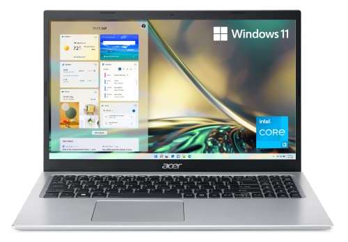 Amazon: Acer Aspire 5 A515-56-36UT Slim Laptop | 15.6" Full HD Display | 11th Gen Intel Core i3-1115G4 Processor | 4GB DDR4 | 128GB NVMe SSD