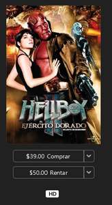 iTunes: Películas por $39 c/u | Ejemplo: Hellboy 2