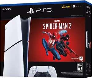 Mercado Libre: Playstation 5 Slim Digital 1 Tb Bundle Marvel Spiderman 2 Color Blanco