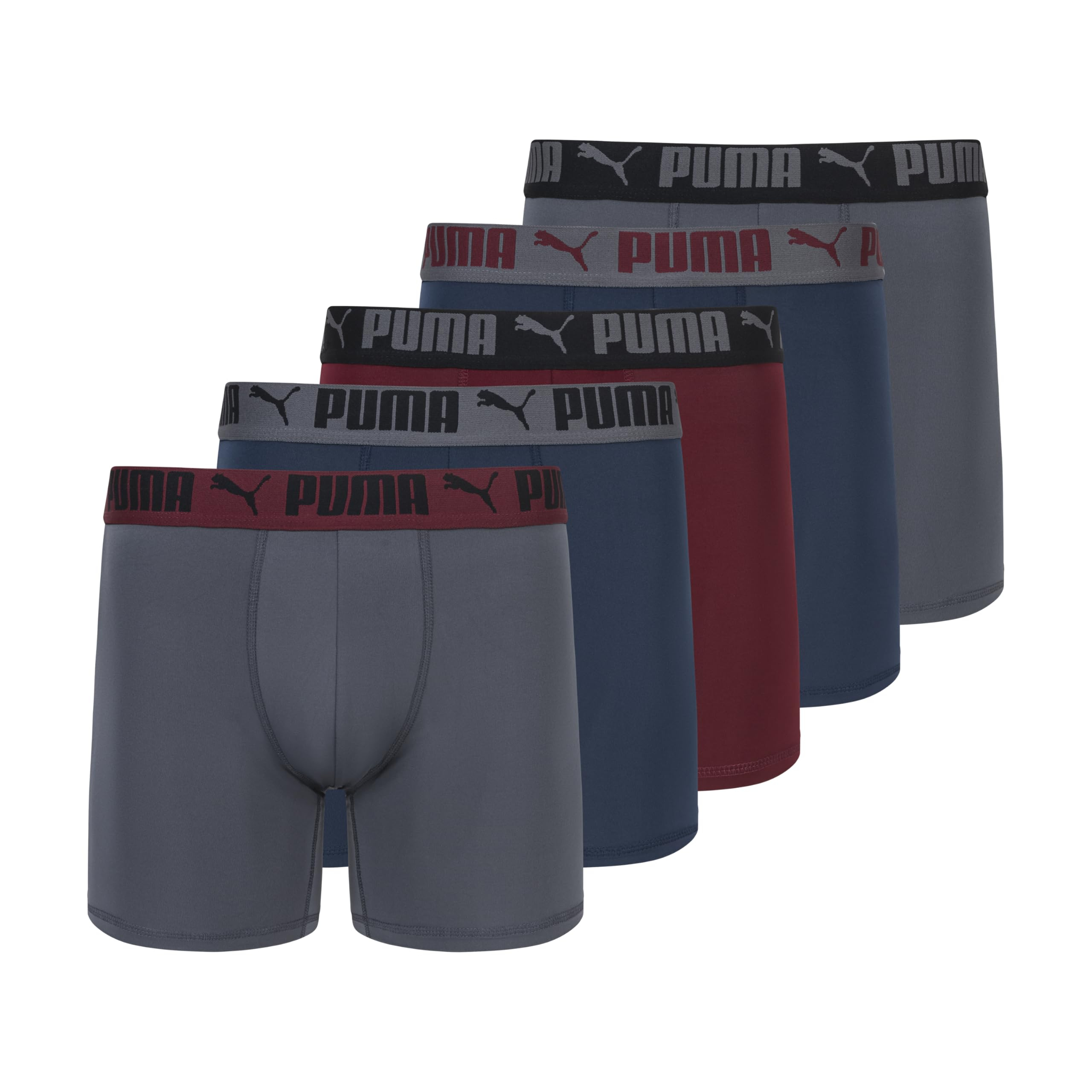 Amazon: Puma 5 Pack Performance Boxer XL