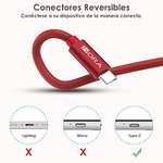 Amazon: Pack 3 cables USB Tipo C (1 Metro)