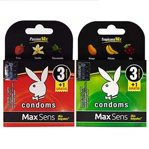Amazon: Pa ponerle Playboy Condoms - MaxSens - 32 condones