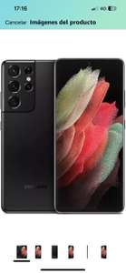 Amazon: Samsung Galaxy S21 Ultra 5G - Versión de E.E.U.U., 128GB, Negro Fantasma (Reacondicionado)
