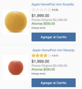 Costco: Apple HomePod Mini Amarillo y Naranja