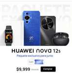 Tienda Huawei Nova 12s + Huawei Nova 12i + Frebuds 6i+ Band 9+ Cargador portátil de energía portátil 10000mAh por $9,499