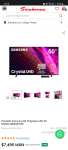 Sanborns: Pantalla Samsung 50" Crystal UHD AU8000