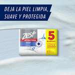 Amazon: ZEST Jabón Toronja, antibacterial neutro o Coco, 5 pack de 100 g cada barra | Planea y Ahorra, envío gratis con Prime